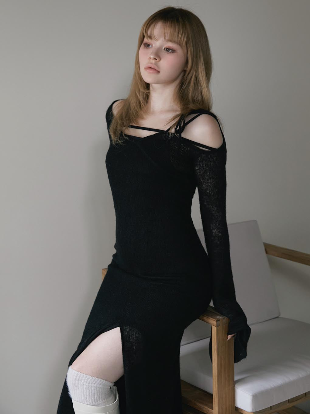 Lamia knit set dress