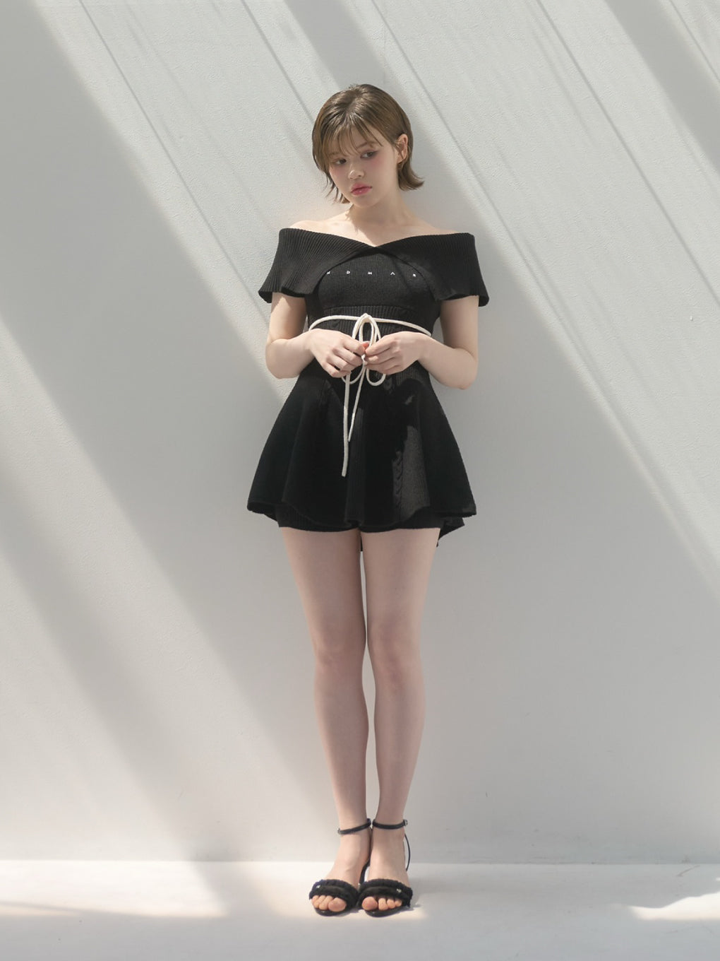 Ellie peplum knit set up
