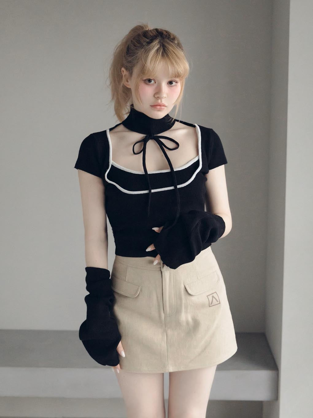 Kitty knit set