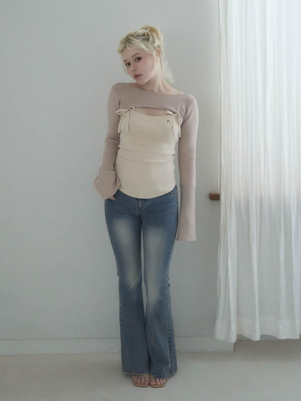 Bebe ribbon set tops