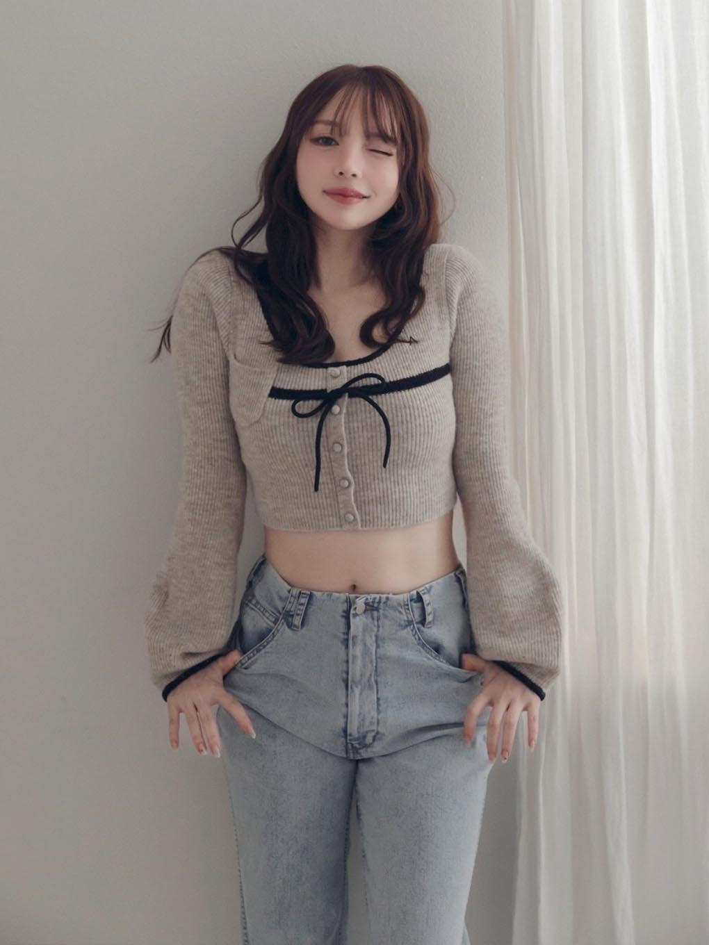 Abbie ribbon tops