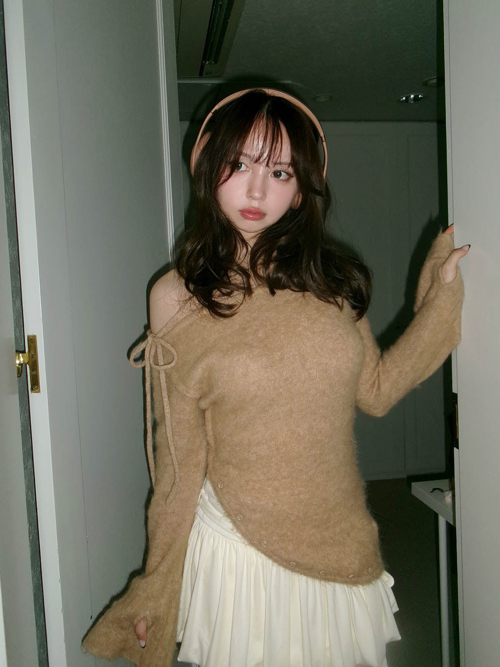 Fluffy loose knit