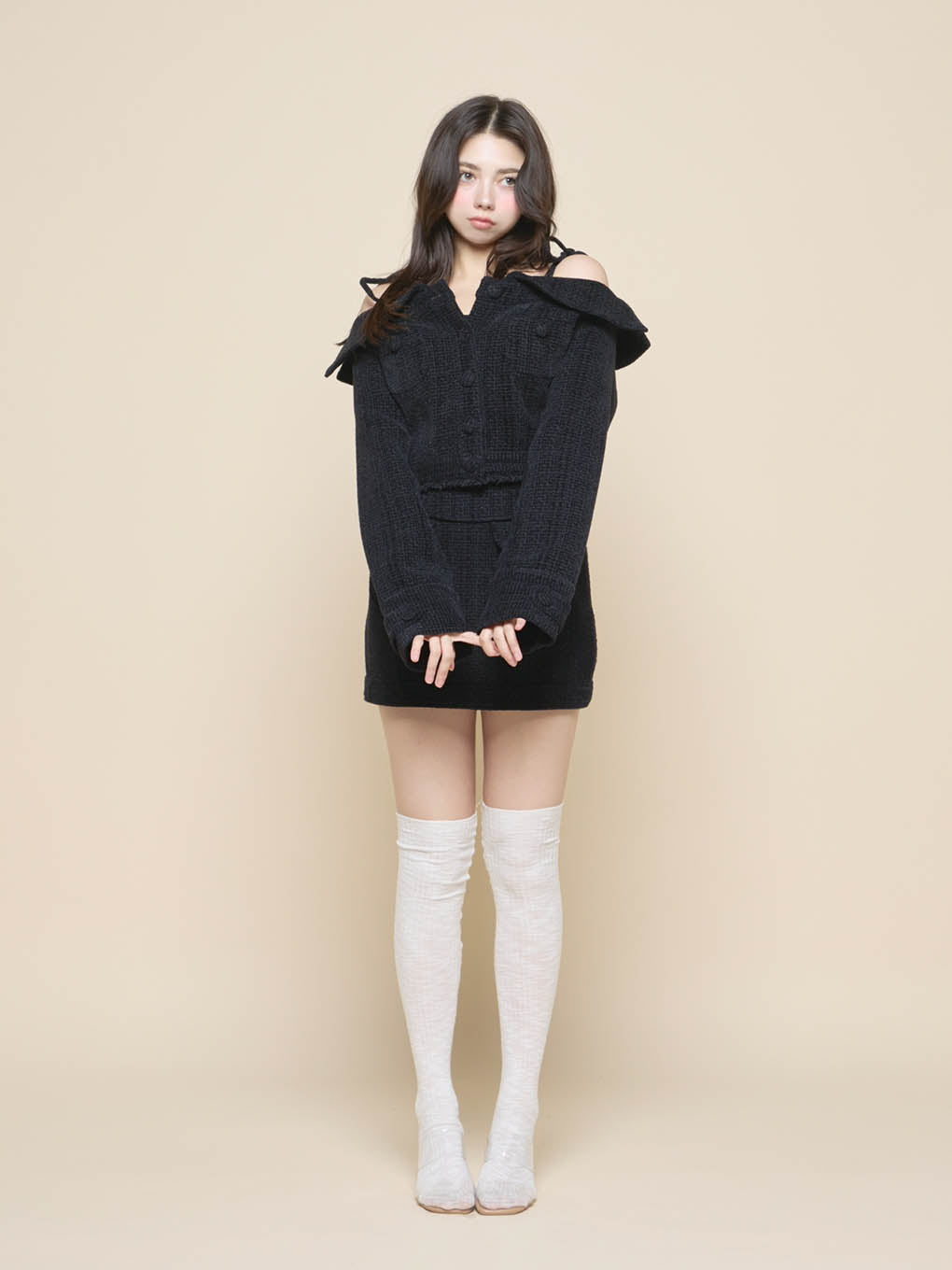 Twiggy tweed mini skirt