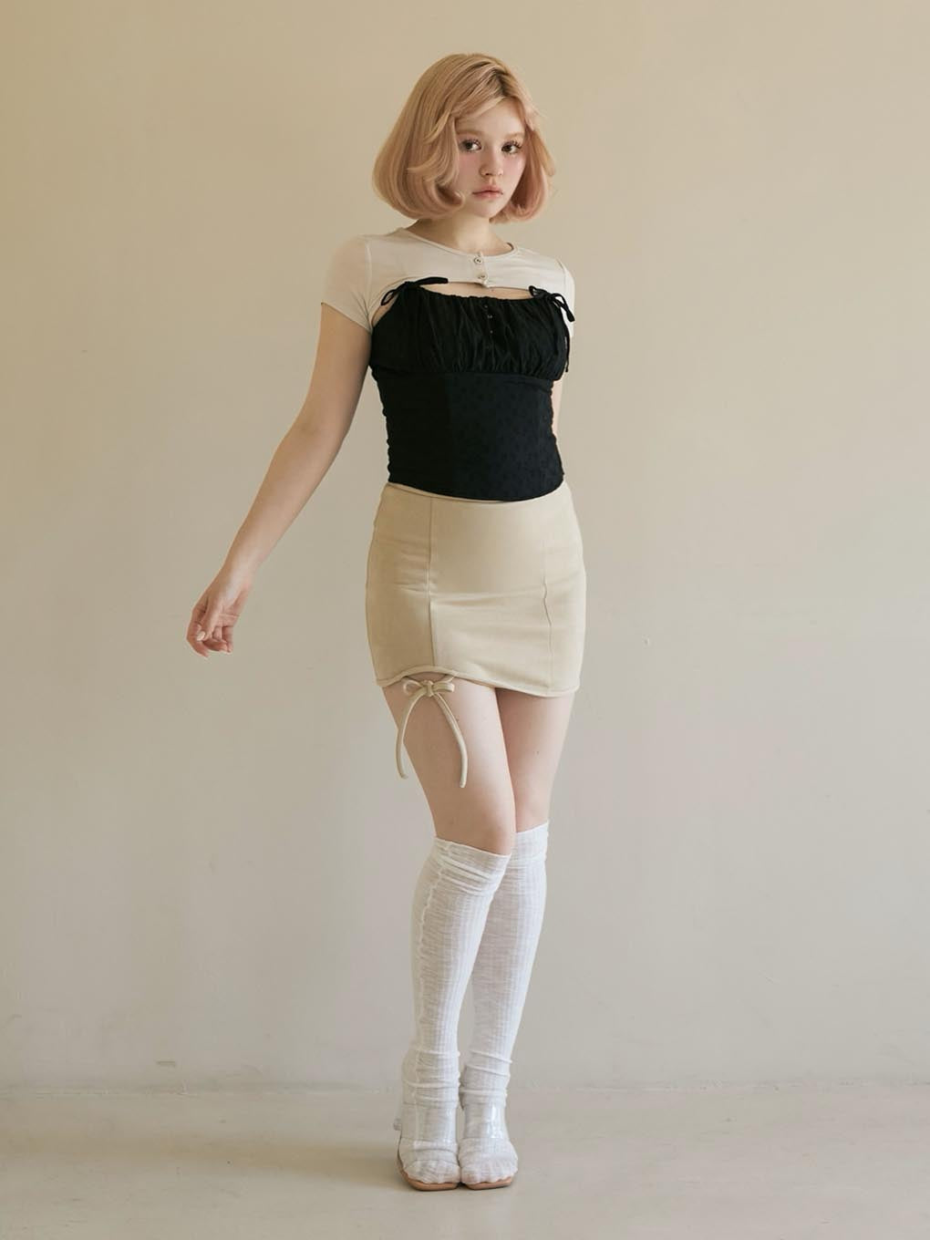 Poppy cotton lace set