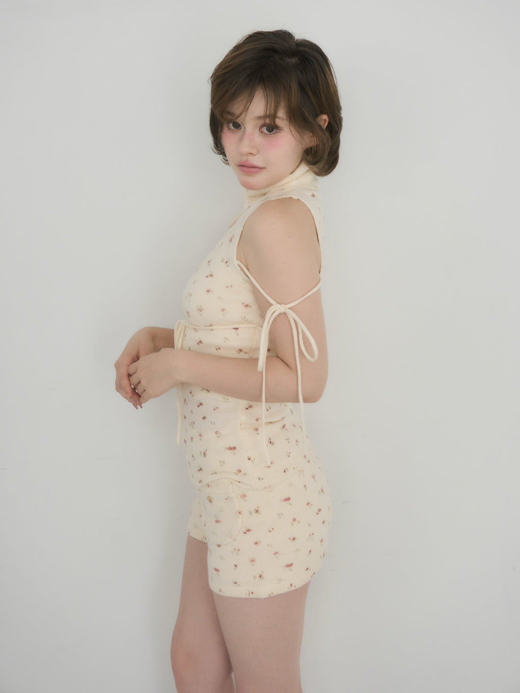 Rosie flower knit set up
