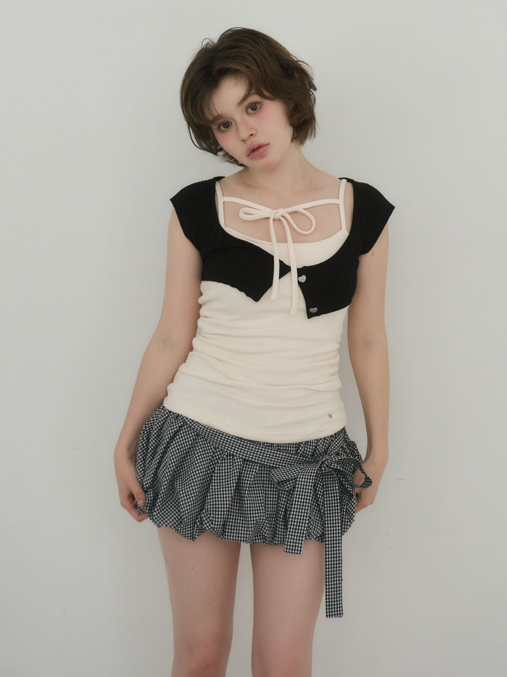 Becky knit set tops