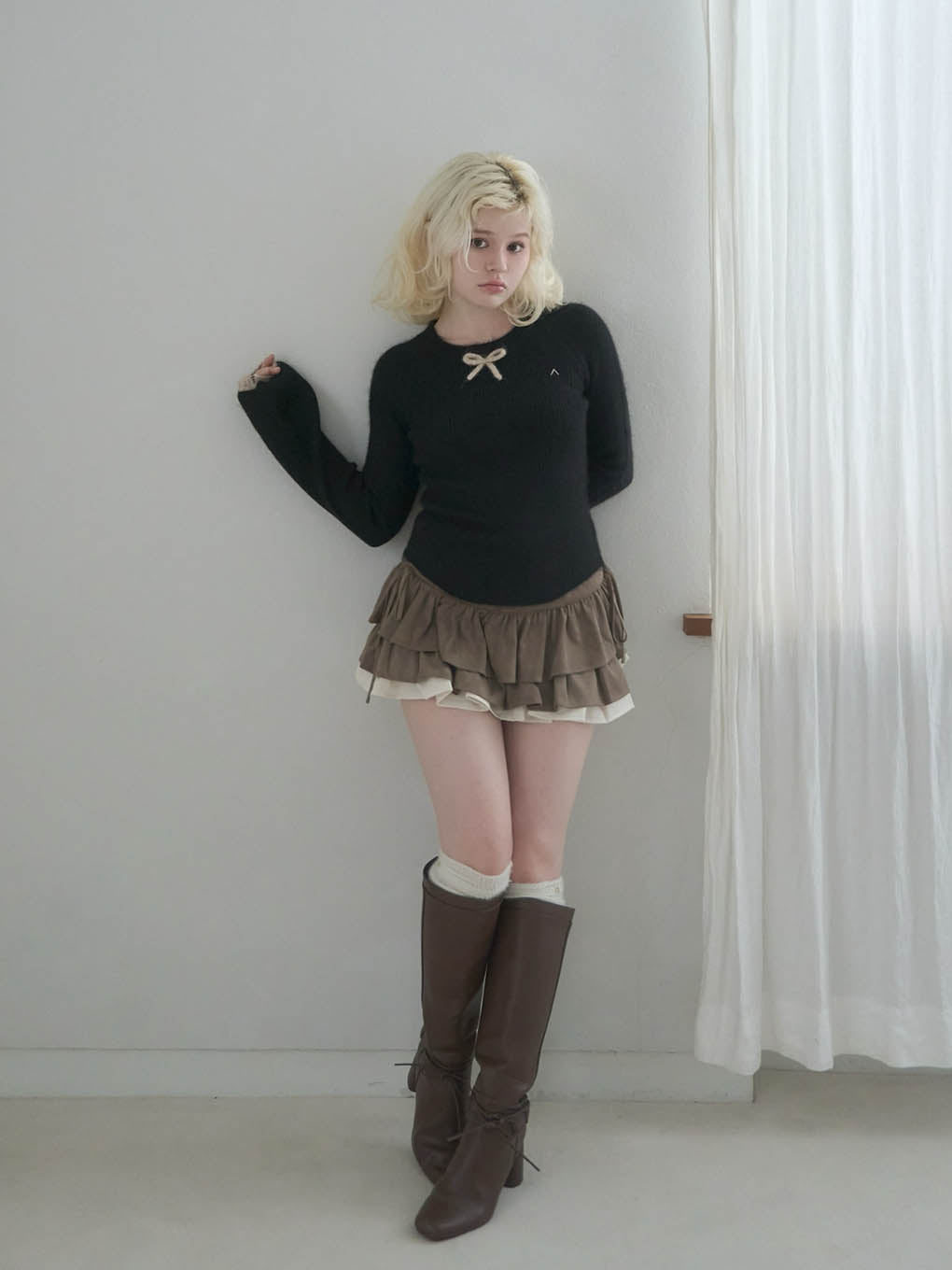 Mel gather skirt