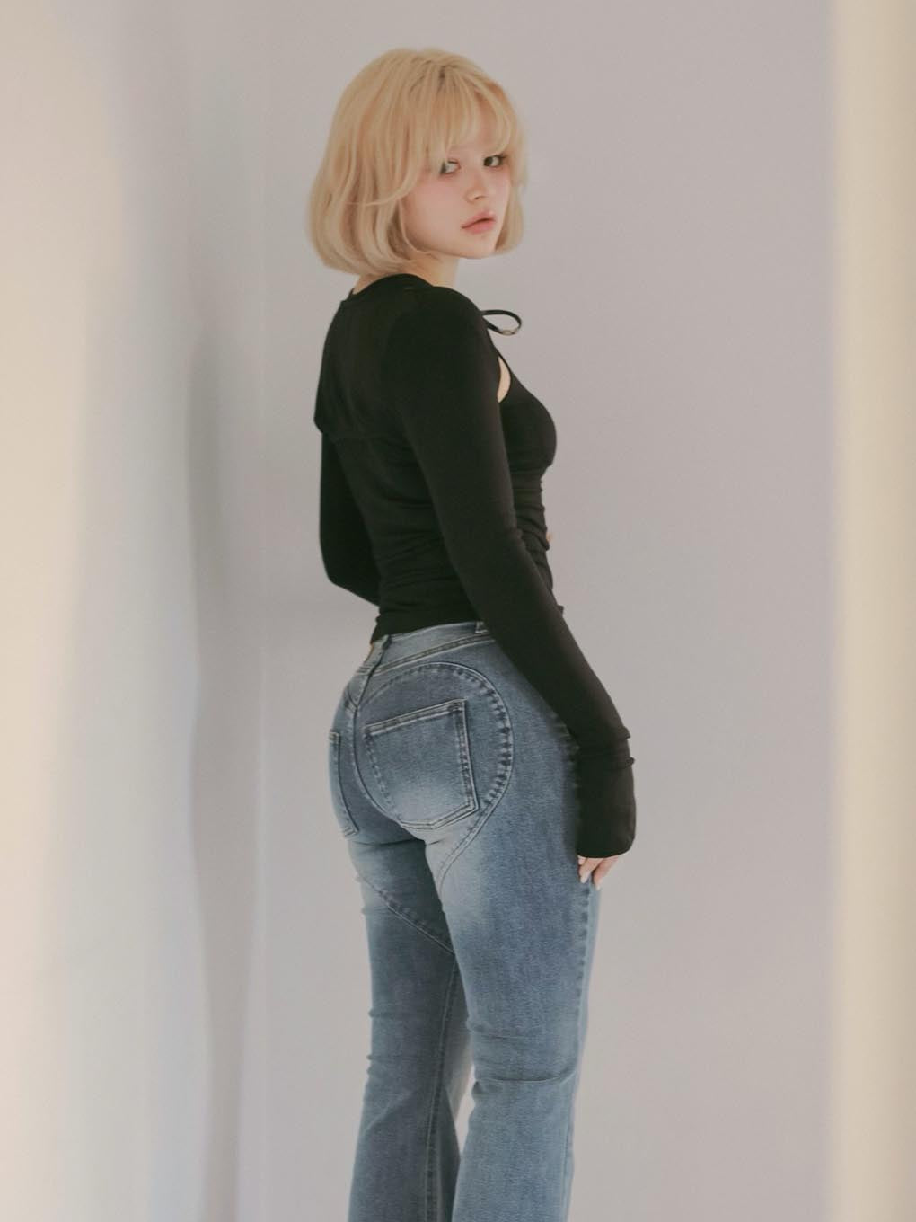 Hannah check tops