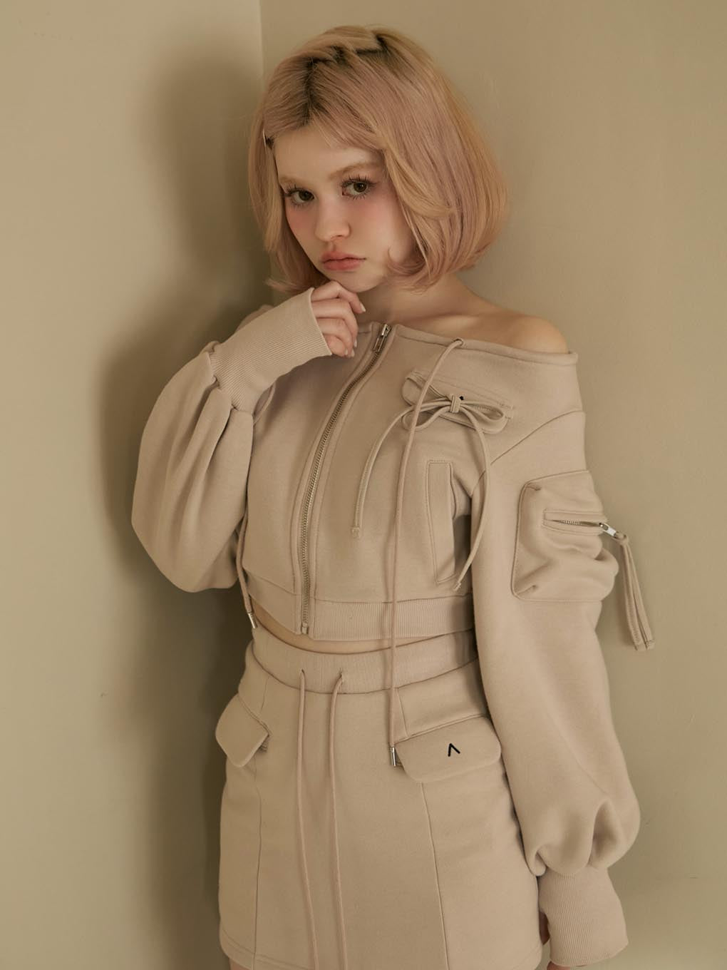 Cherie offshoulder set up