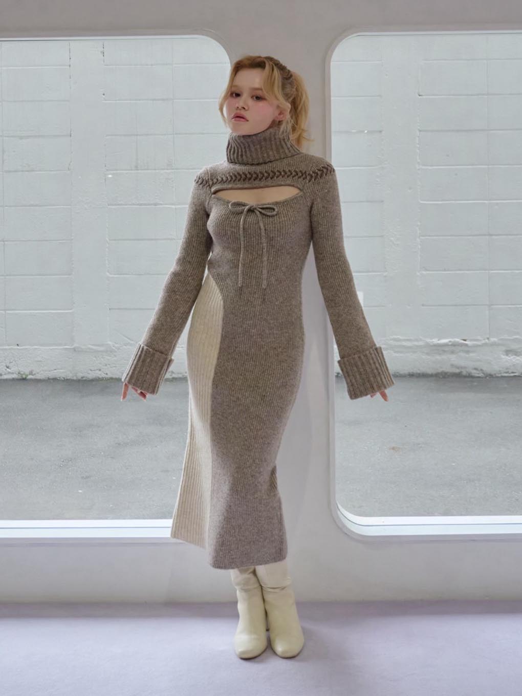 Sophie knit long dress