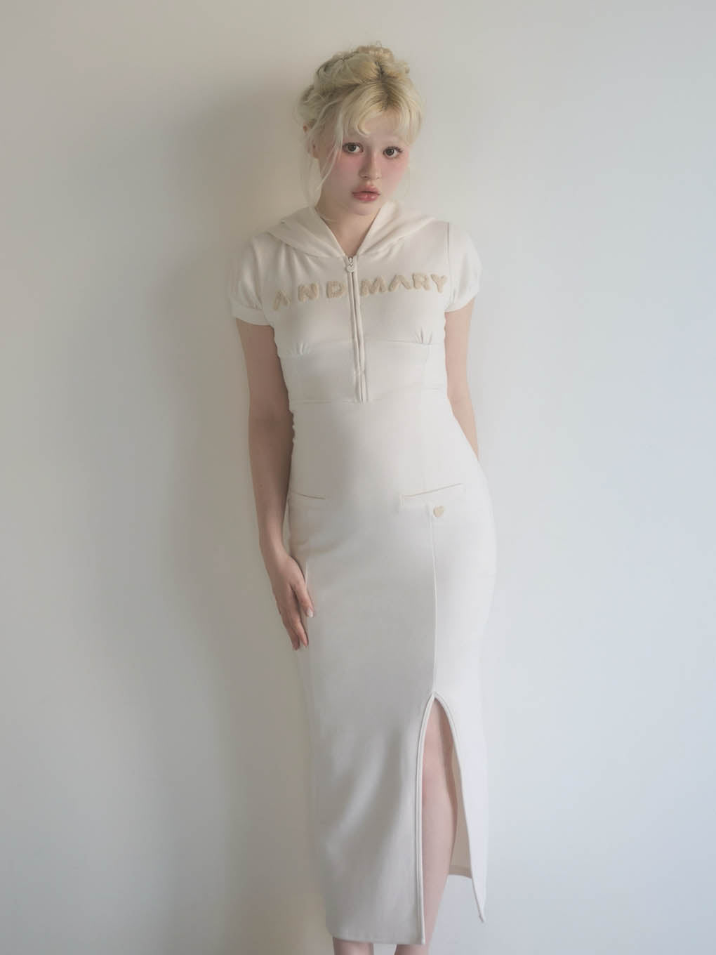 Mary logo hoodie dress