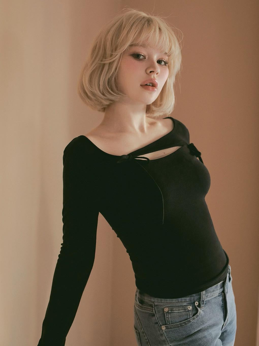 Ami ribbon tops
