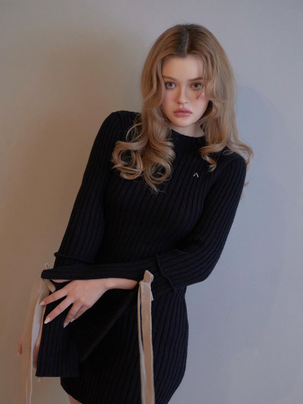 Nora ribbon mini dress