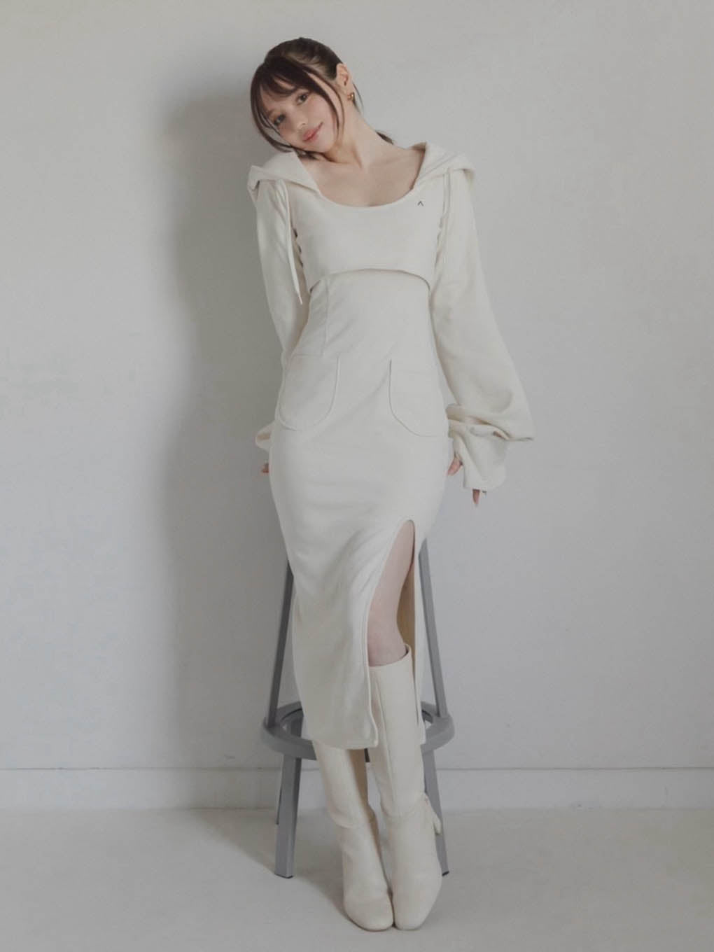 Nora slit dress