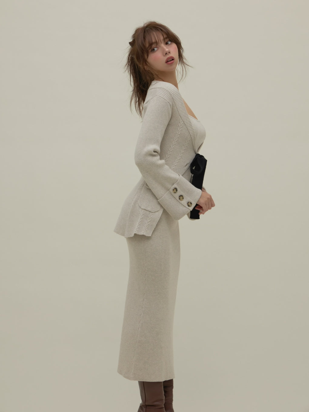 Rola ribbon set dress