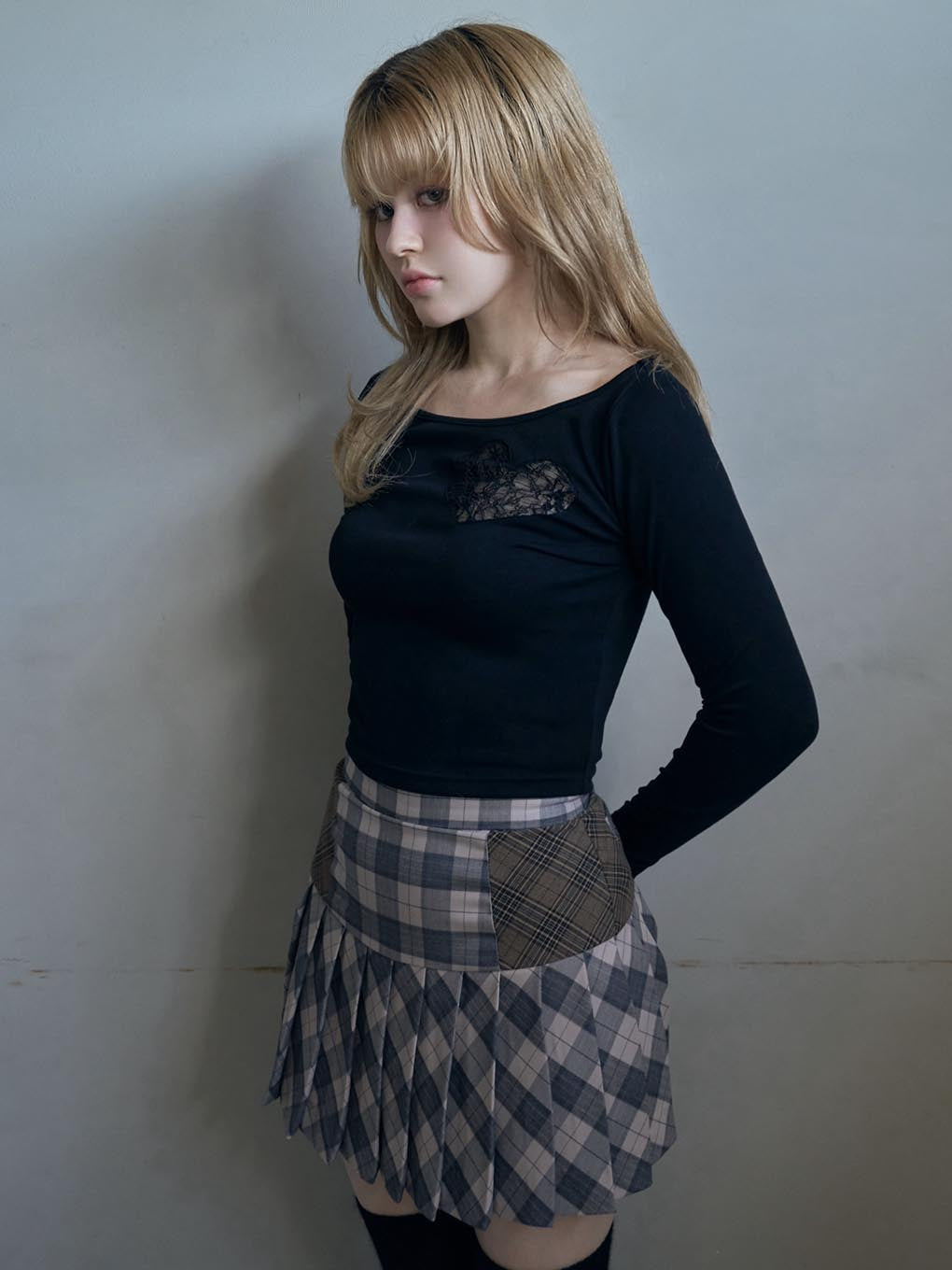 Nini lace long sleeve tops