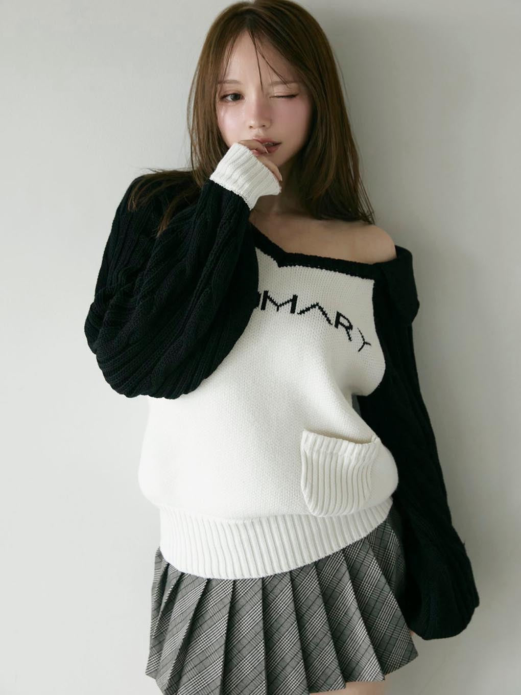 Audrey check mini skirt