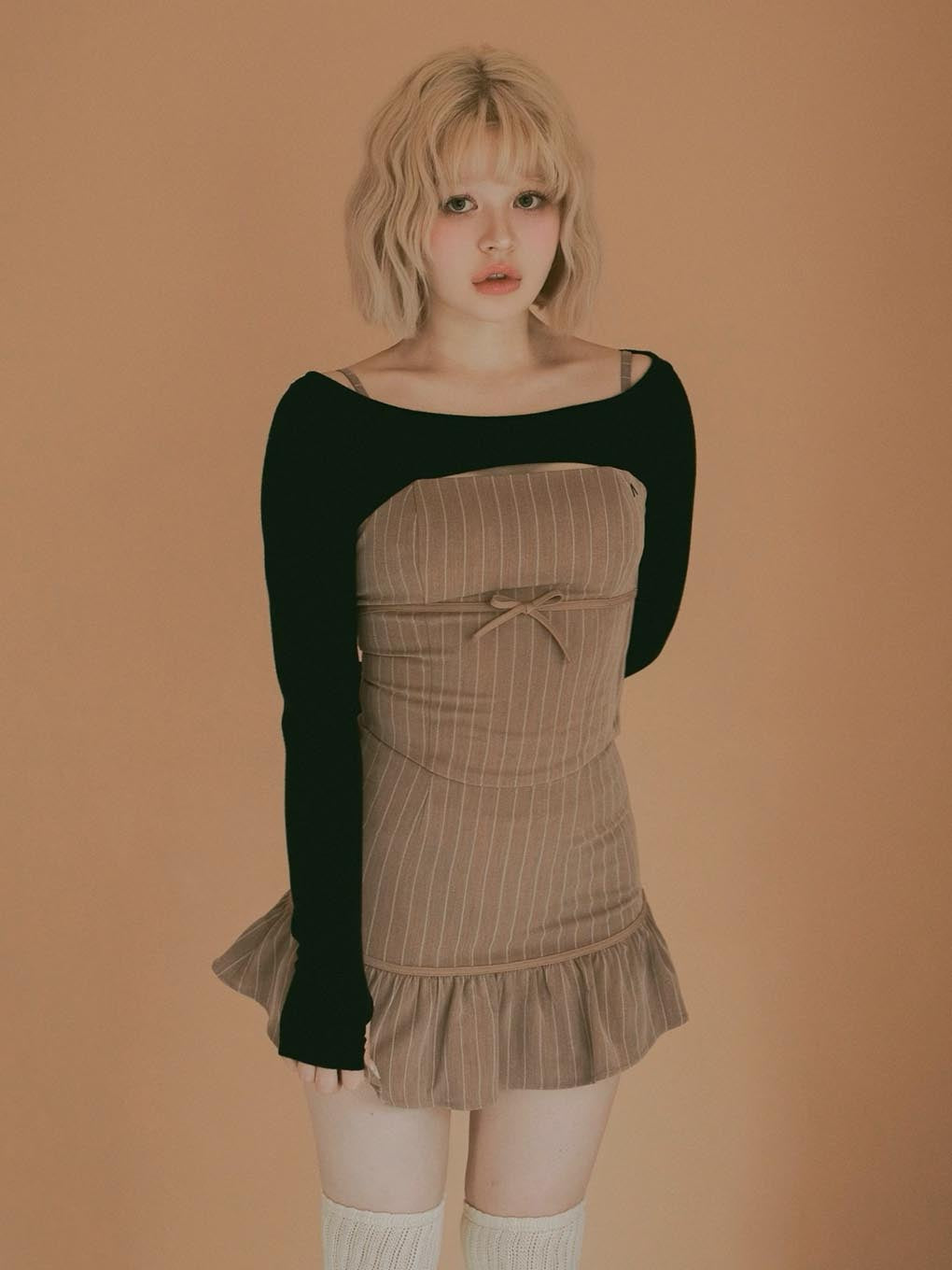 Dany ribbon knit set up