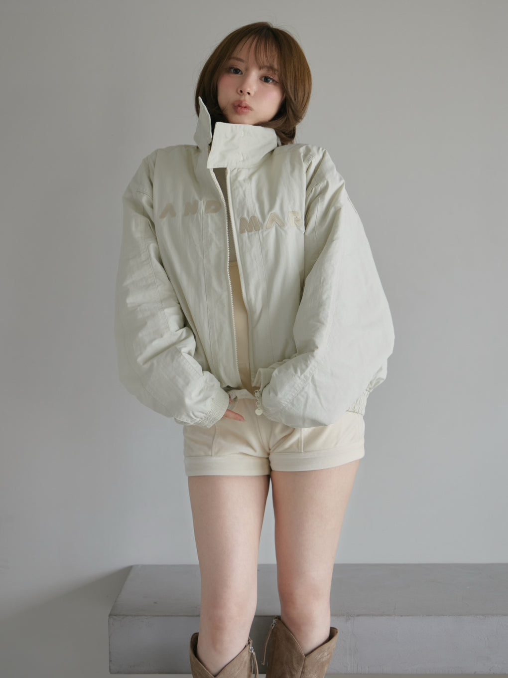 Mary logo bomber jacket