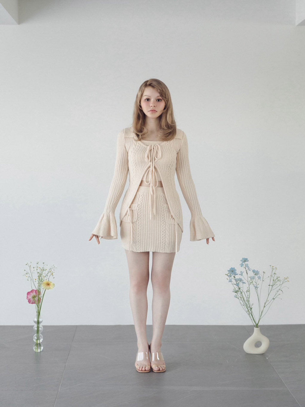 Fiona ribbon knit set