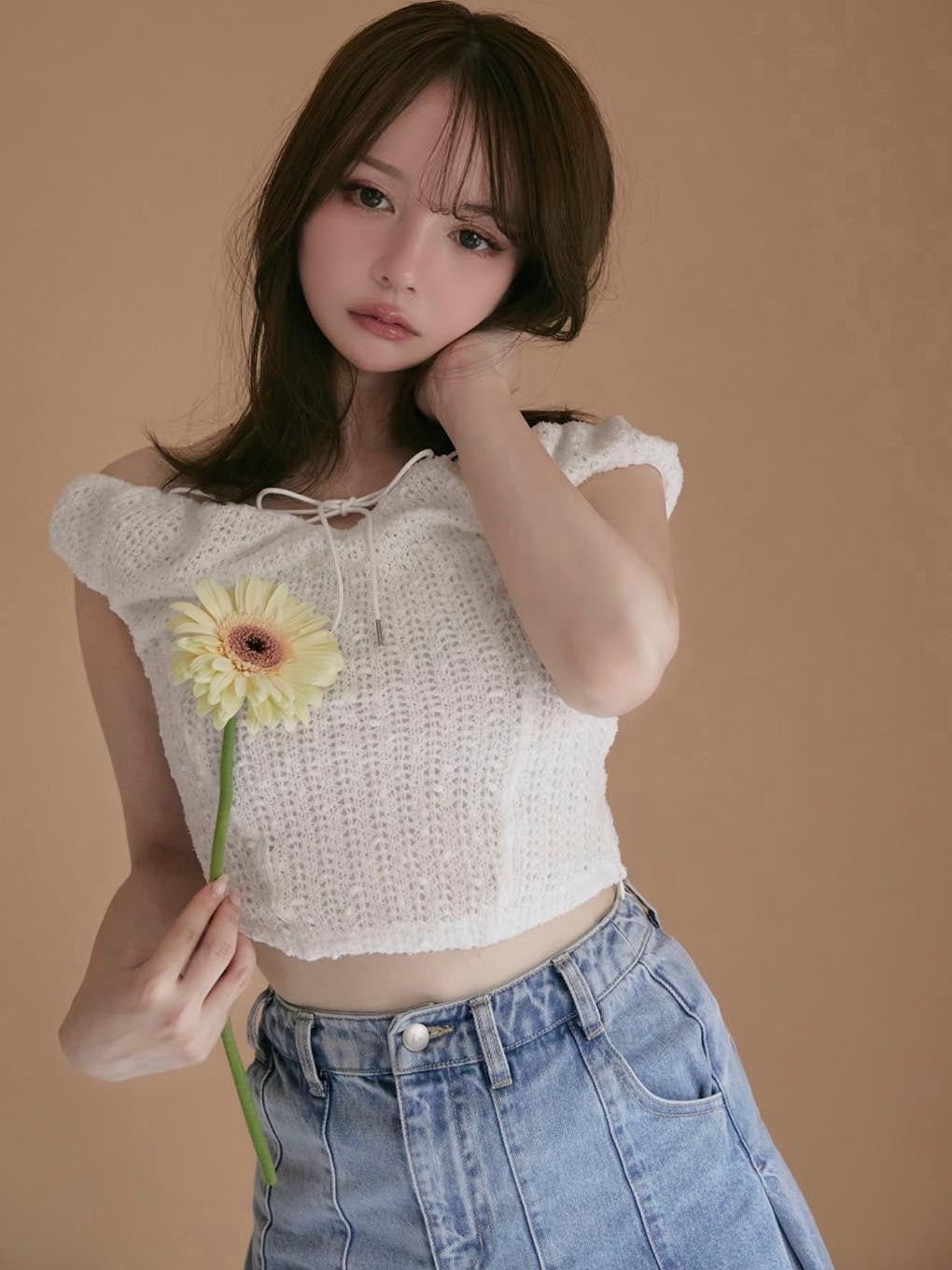 Amy denim mini skirt