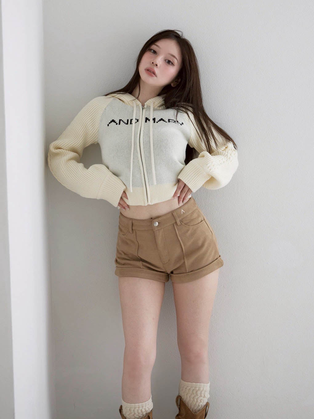 Jeniffer knit hoodie set