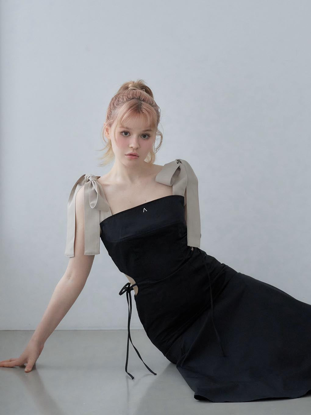 Ann ribbon dress