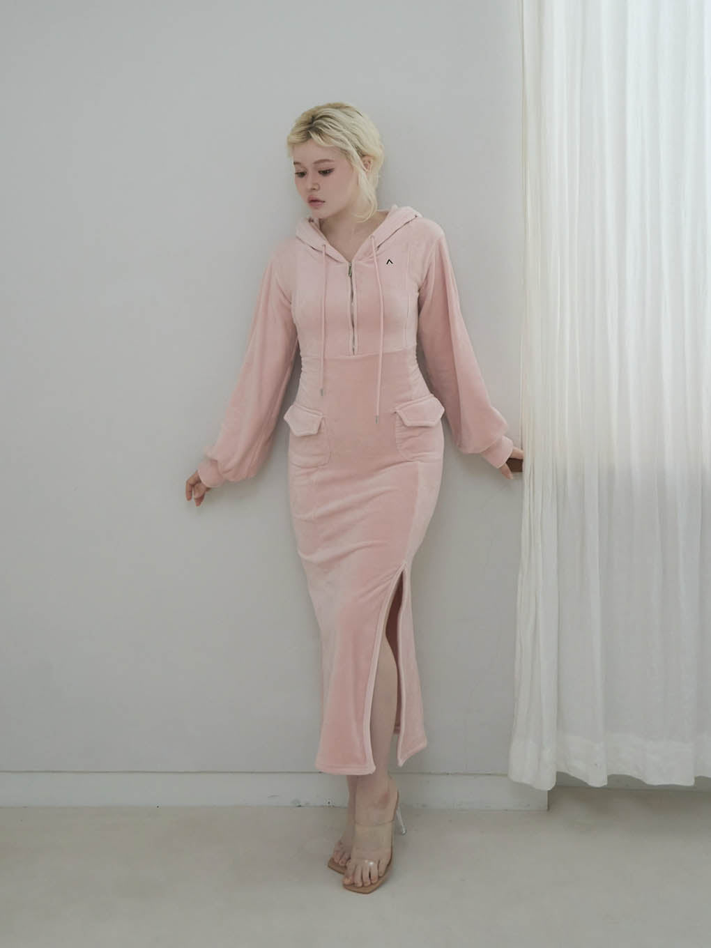 Wendy lace up long dress