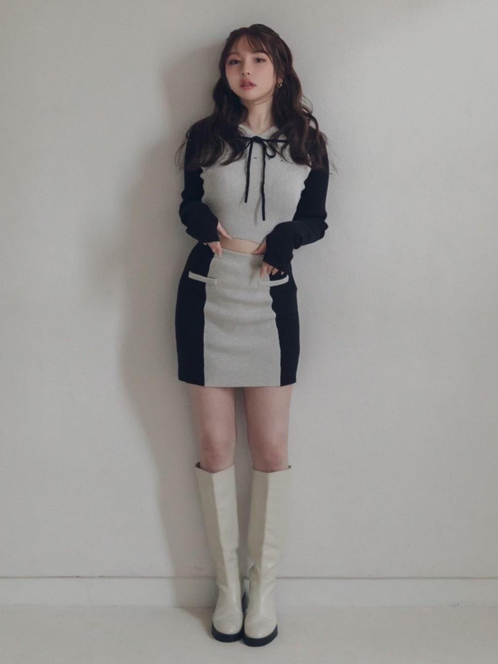 Alma ribbon knit set up