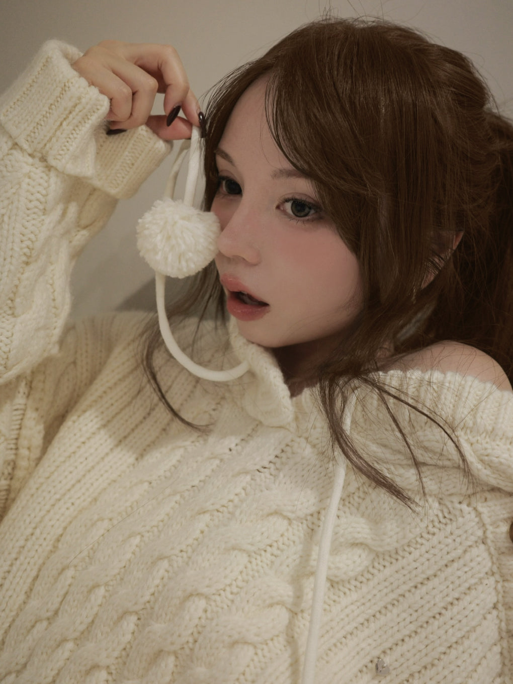 Yara cable knit set up