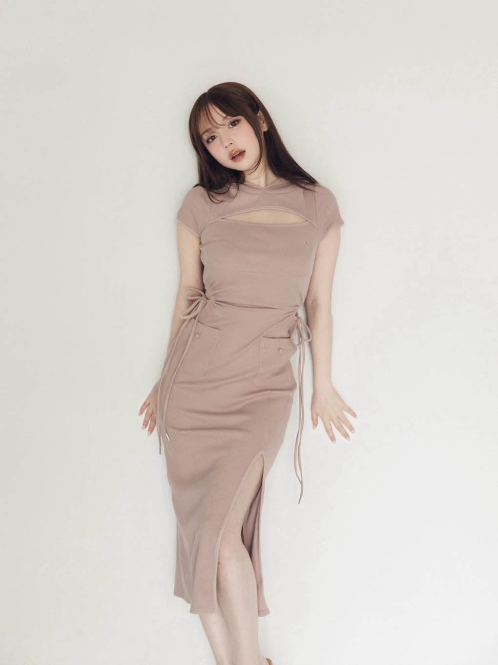 Effie slit dress