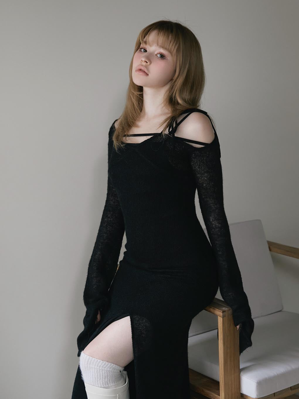 Lamia knit set dress