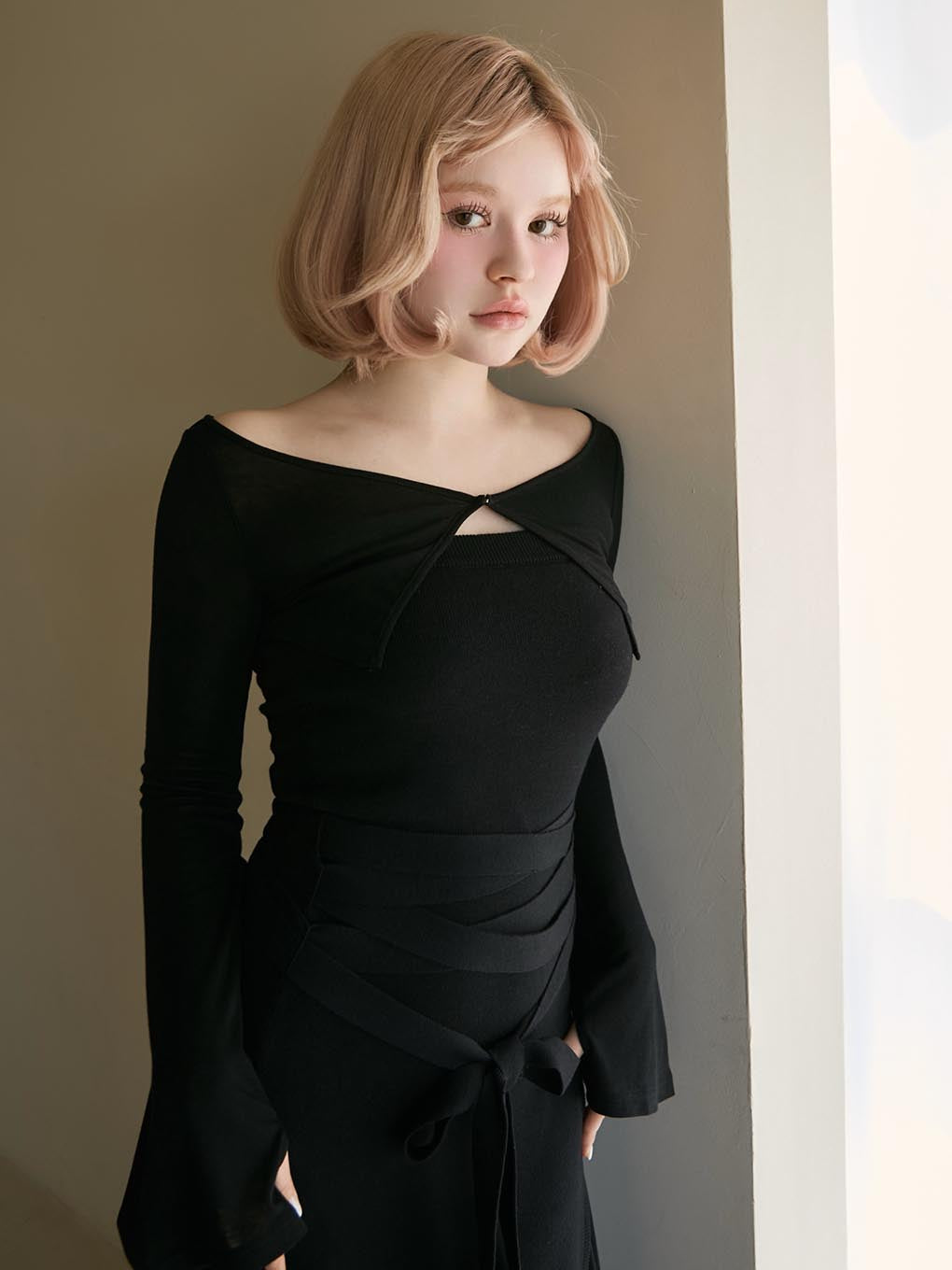Maya knit set dress