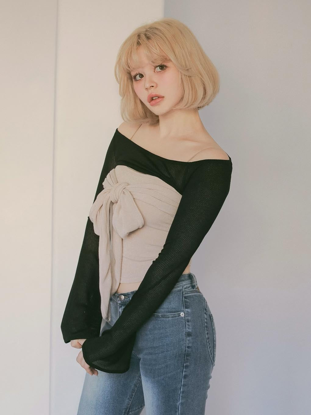 Shayla ribbon tops
