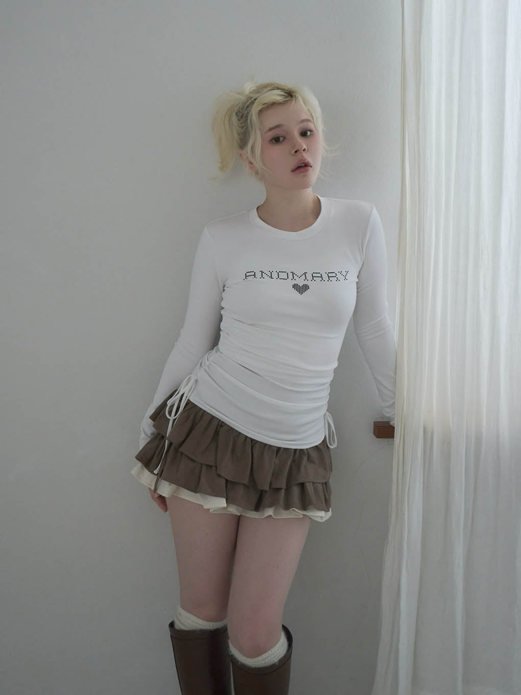 Mel gather skirt