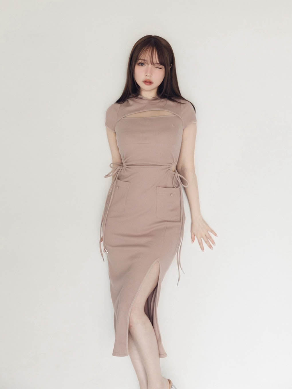 Effie slit dress