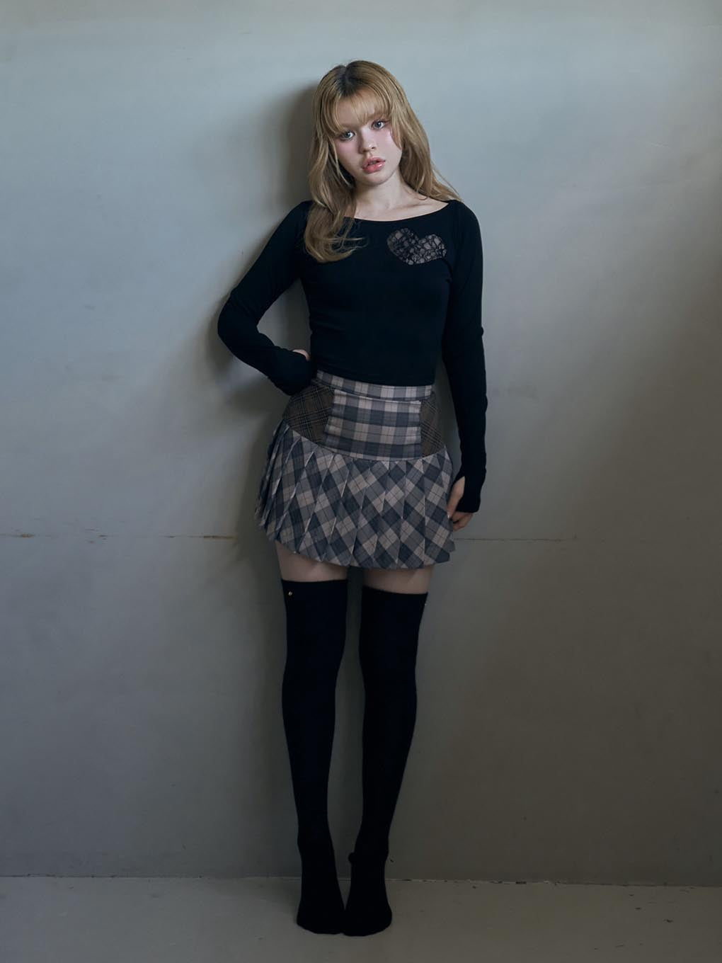 Nini lace long sleeve tops
