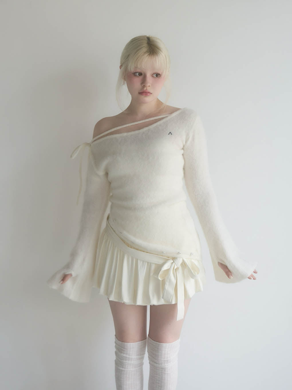 Fluffy loose knit