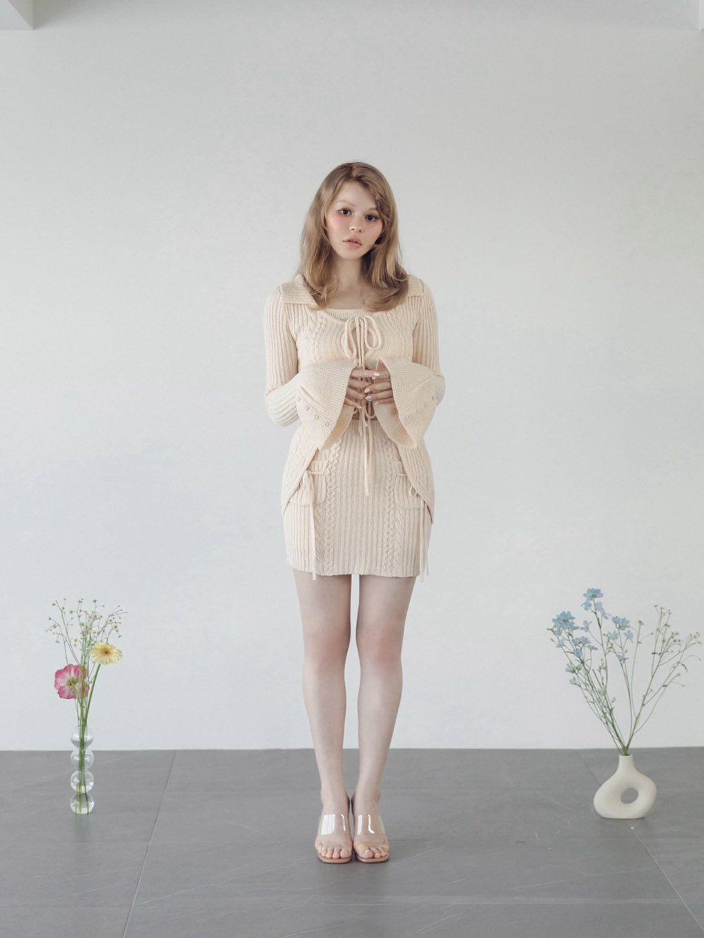 Fiona ribbon knit set