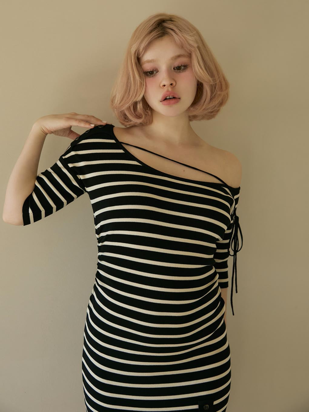 Connie ribbon mini dress