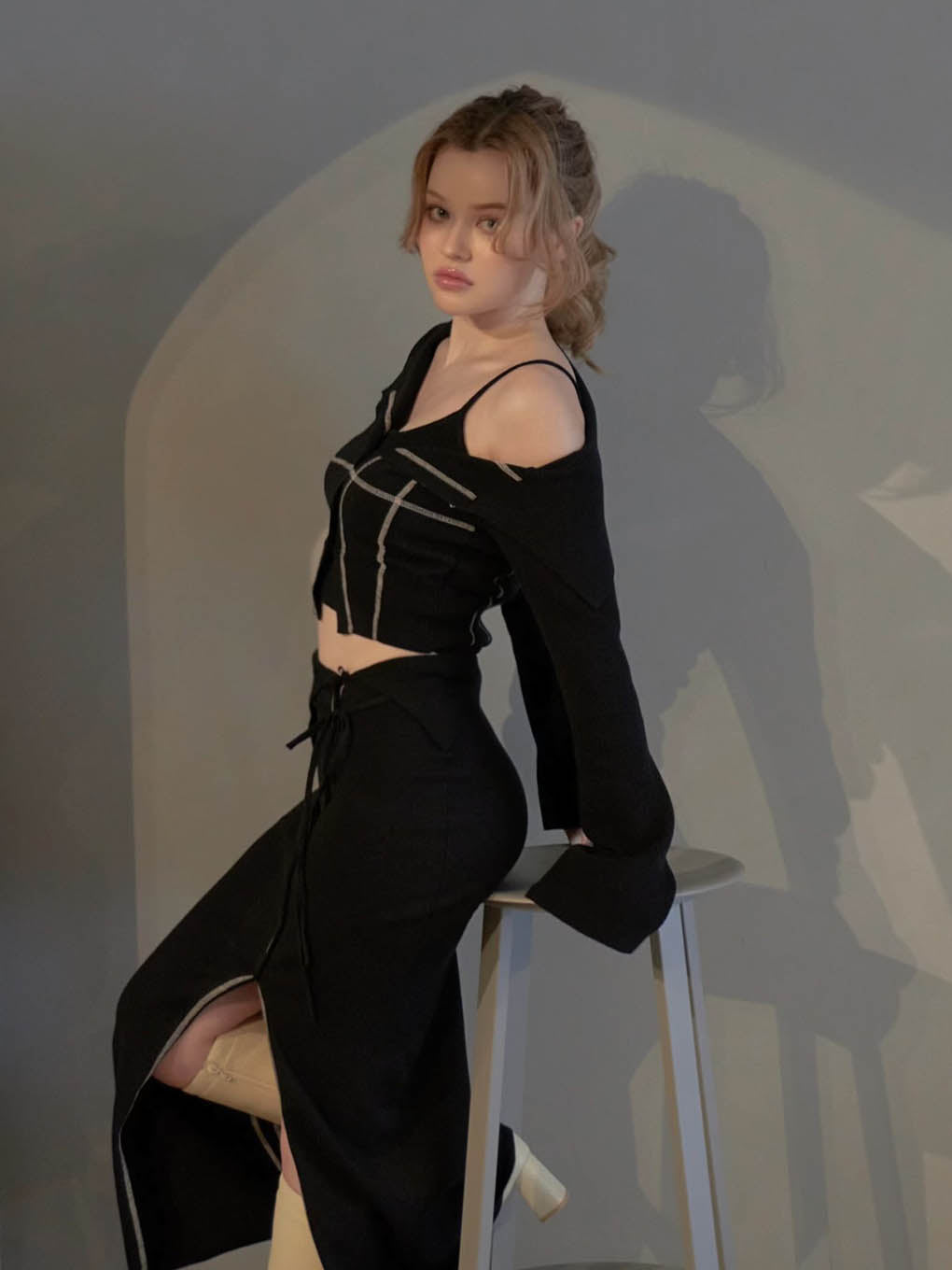 Belinda knit set cardigan