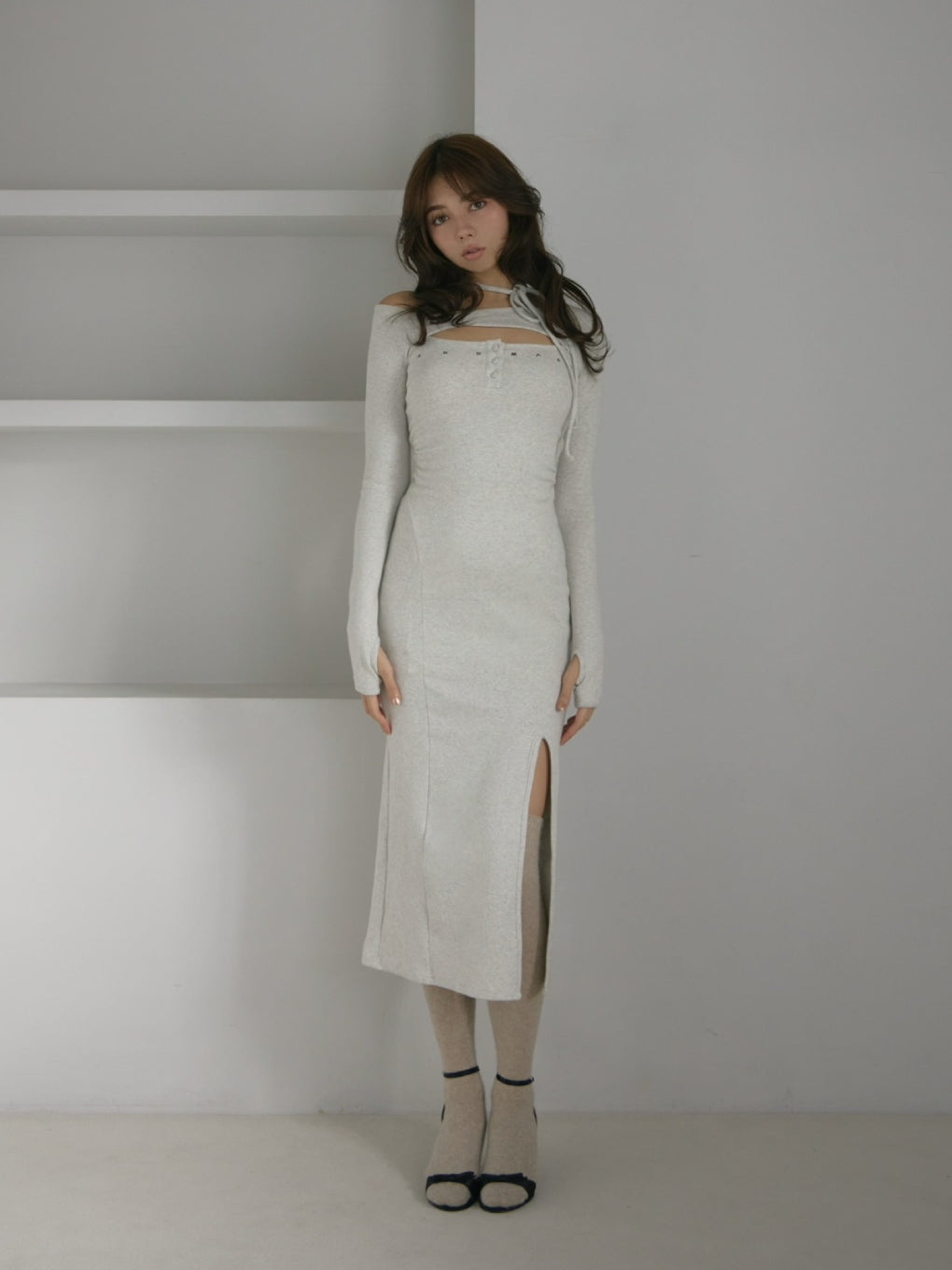 Laia oneshoulder dress