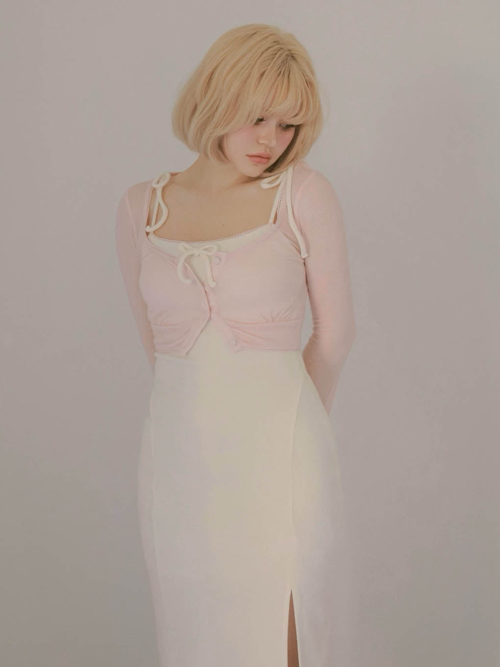 Noah baby ribbon dress
