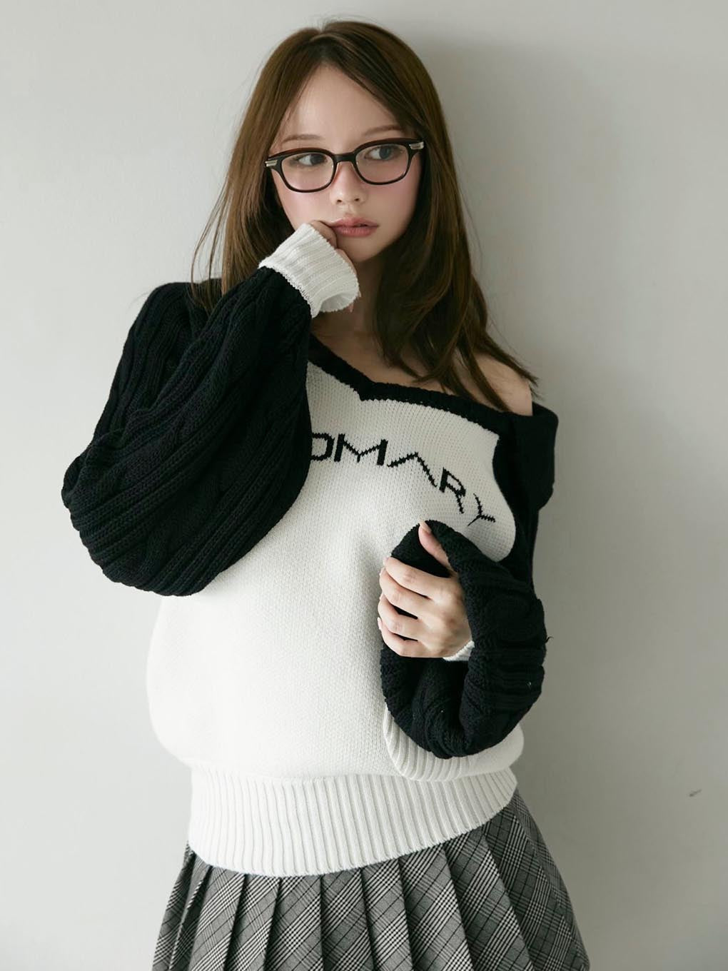 Audrey check mini skirt