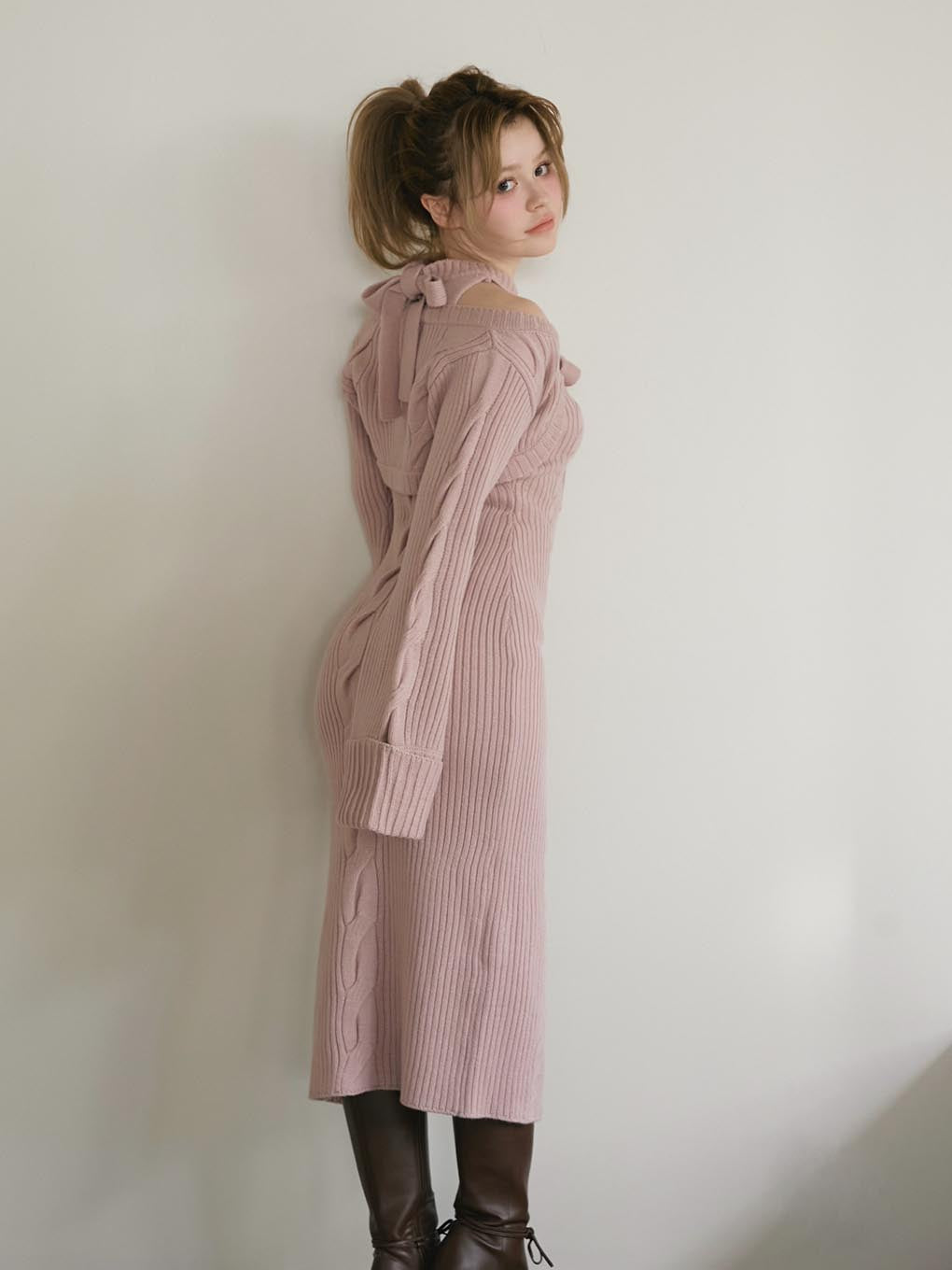 Carmen knit set dress