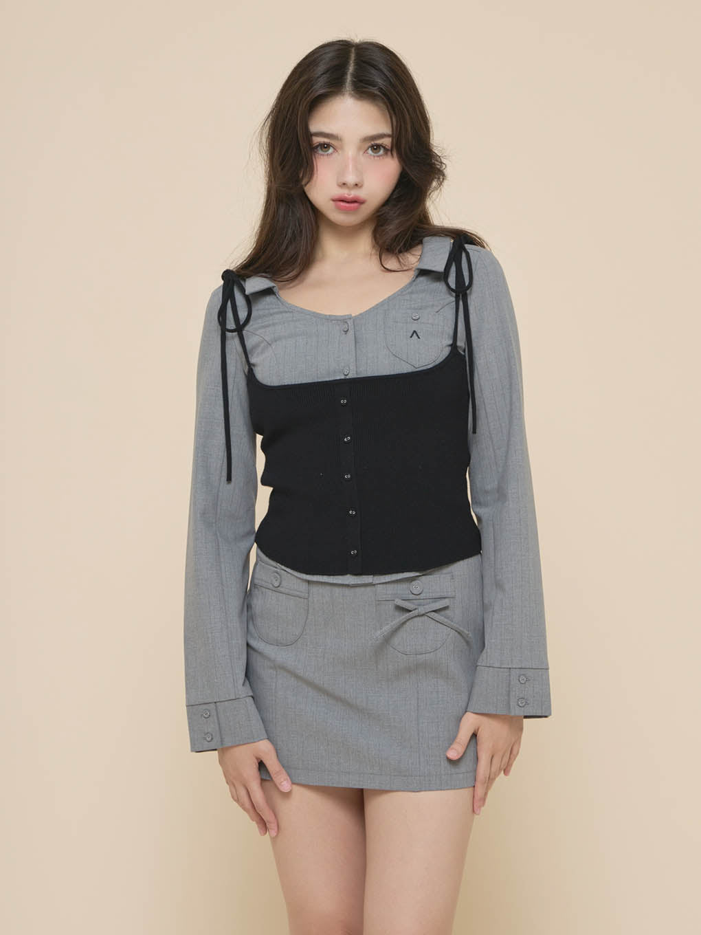 Maya blouse knit set up