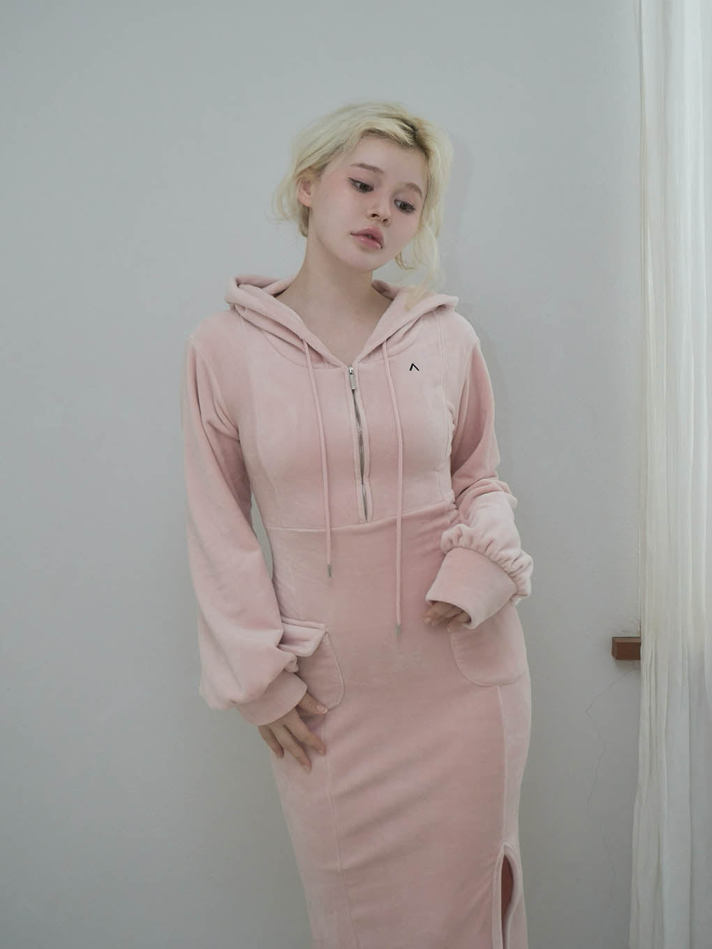 Wendy lace up long dress