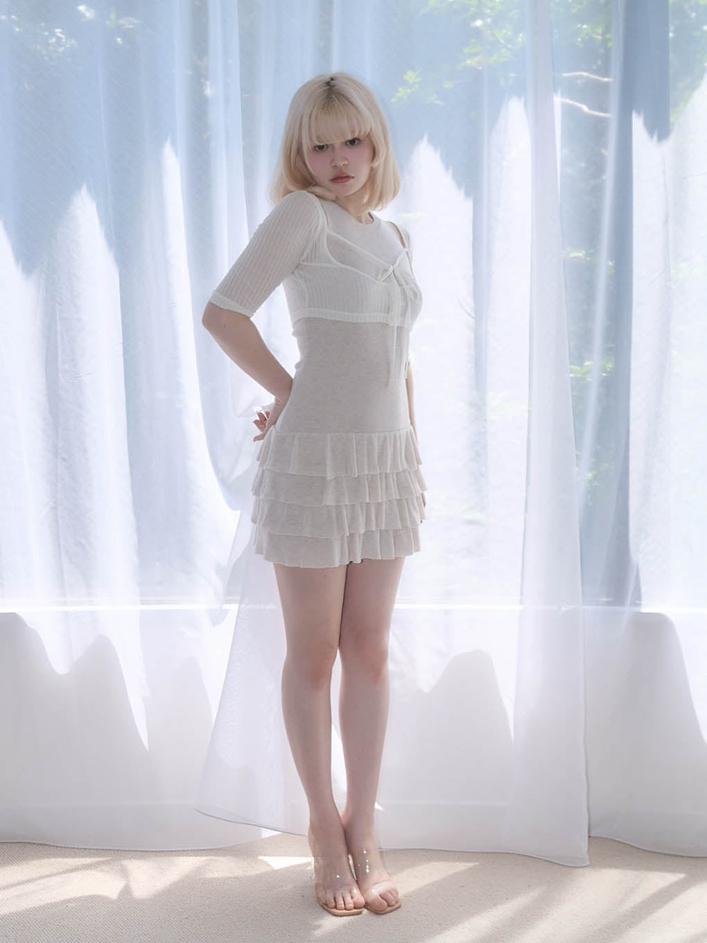 Sophia frill set dress