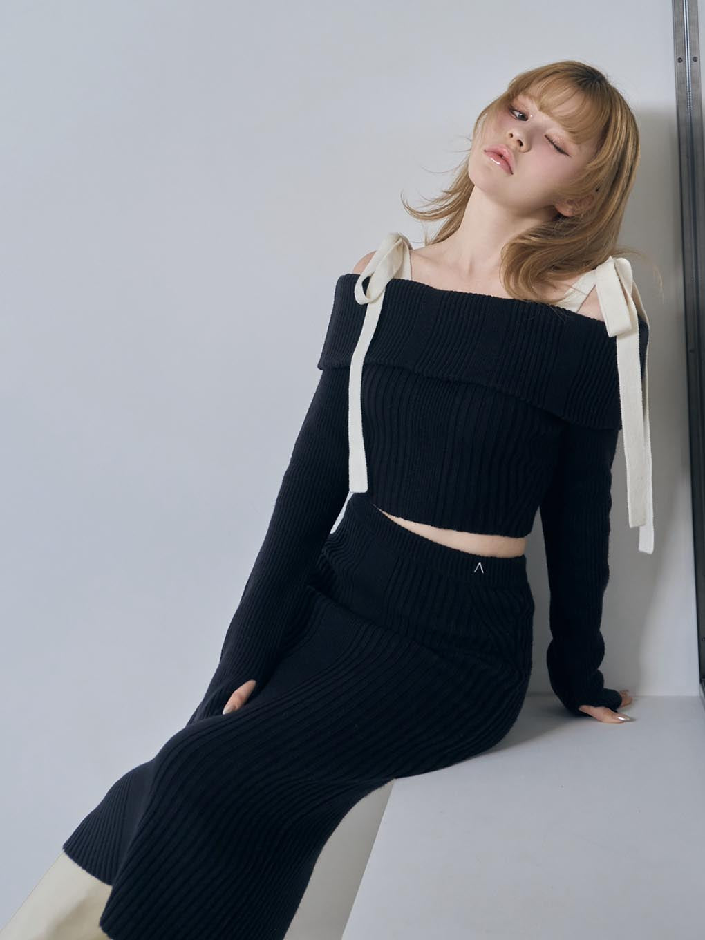 Rei ribbon offshoulder set up