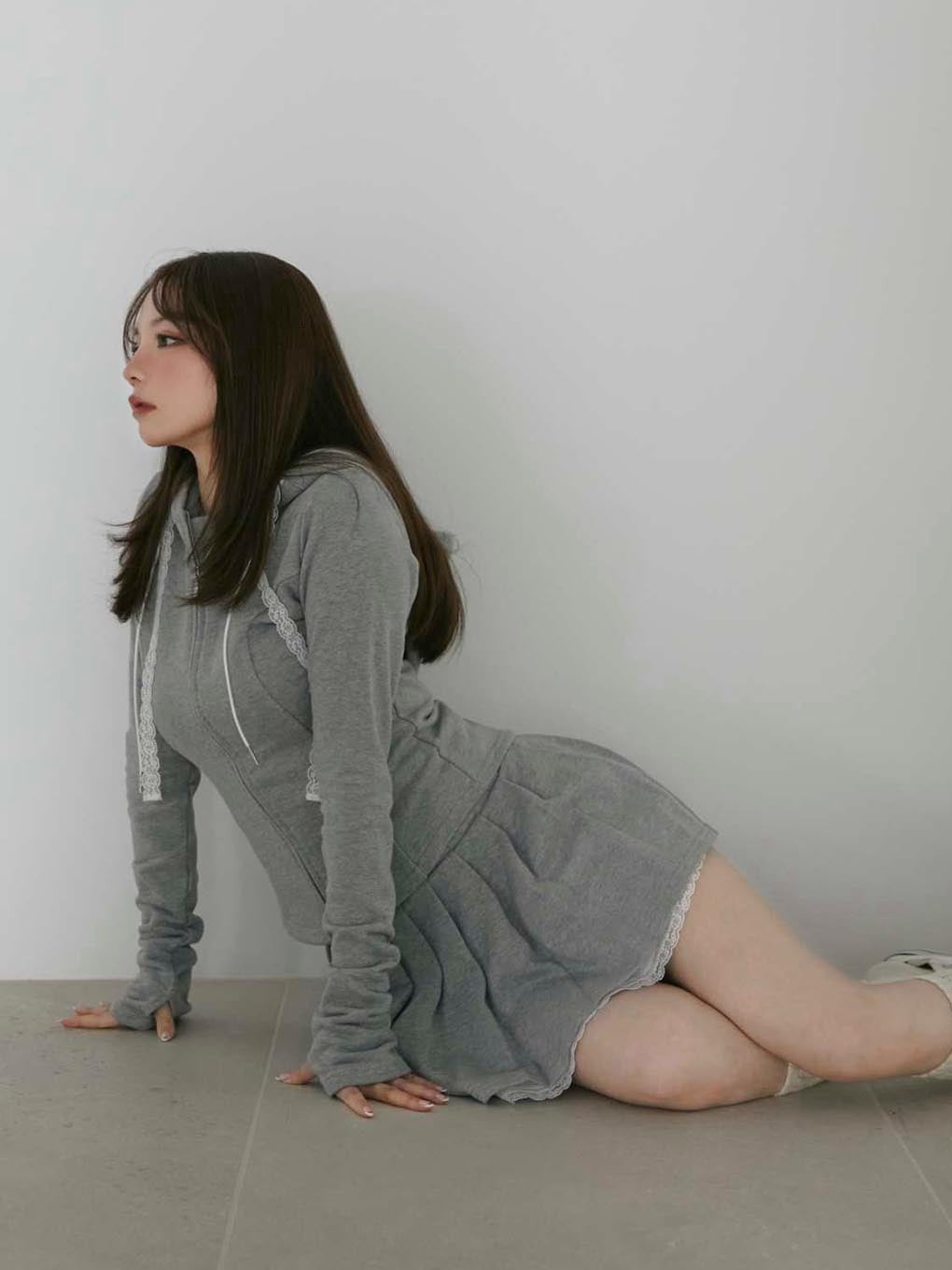 Mimi lace hood set up